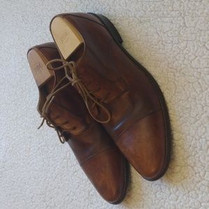 Florsheim Brown Leather Cap Toe Oxford Dress Shoes  11D